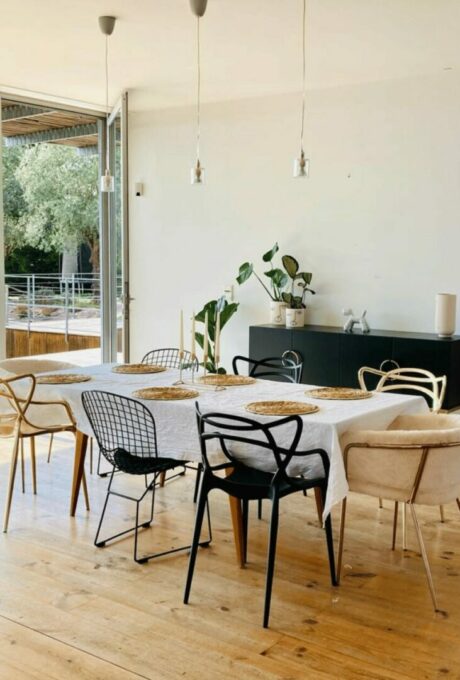 Salle à manger moderne, travail d'architecte intérieur Toulouse, décoratrice.