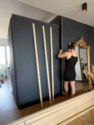 DIY Tasseaux pour porte cachée décoratrice Toulouse DIY Tasseaux pour porte cachée décoratrice Toulouse