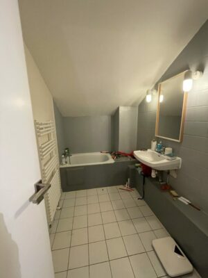 salle de bain vieillotte à rénover