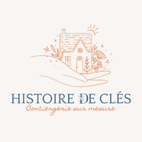Logo Histoire de Clés, conciergerie sur mesure, architecte intérieur toulouse, decoratrice interieur toulouse