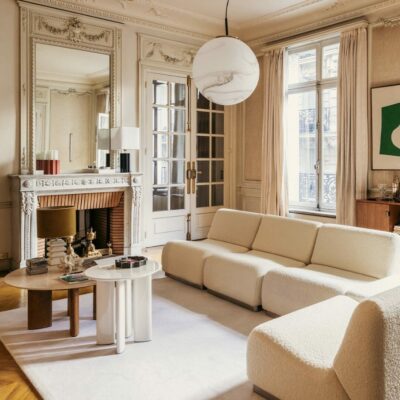 appartement ancien avec mobilier contemporain