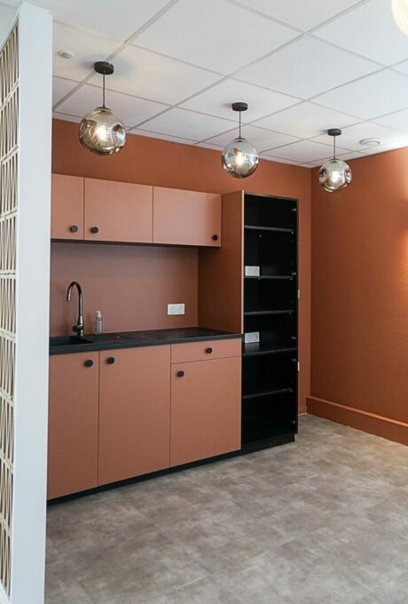 cuisine terracotta rénové par une architecte d'intérieur toulouse
