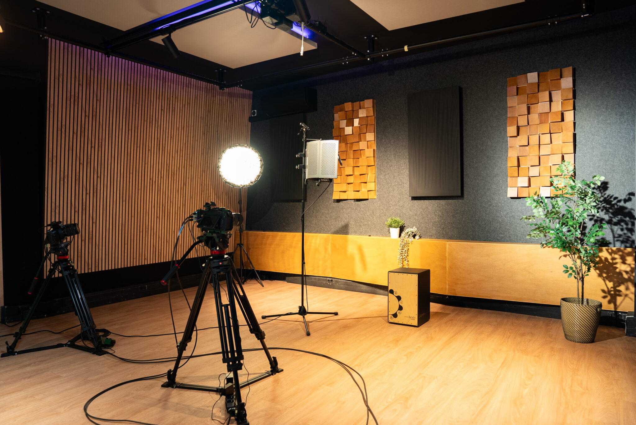 Studio photo avec éclairage et caméras, architecte intérieur toulouse